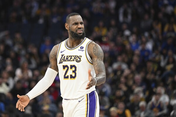 Lebron james to store warriors